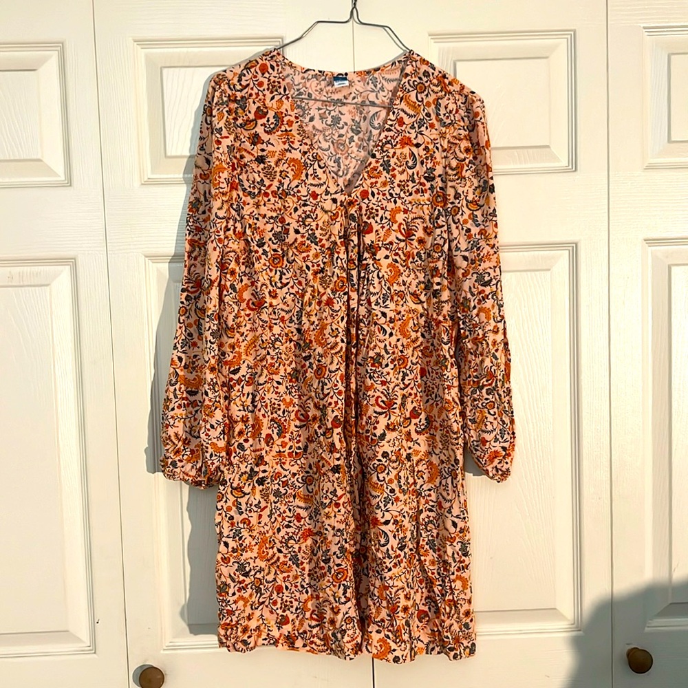 New Never Worn Old Navy Floral Empire Waist Dress